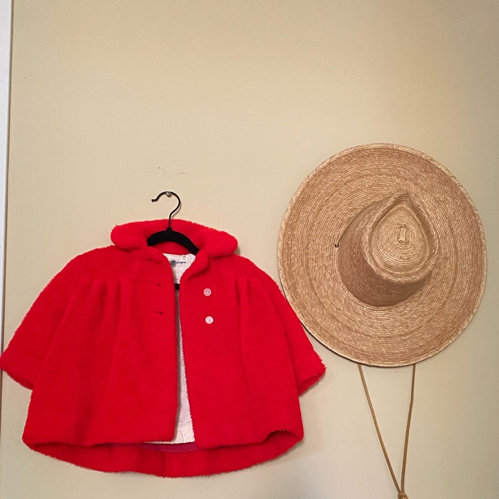 Vintage Red Toddler Coat